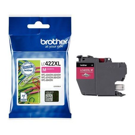 Achetez Cartouche d'encre Brother LC422XLM magenta haute capacité à la marque Trombone LC422XLM BR..