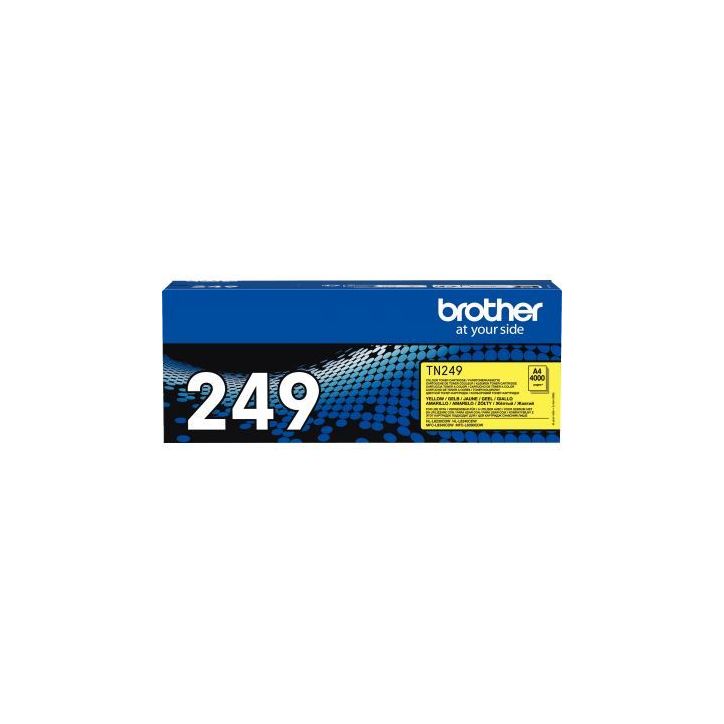 Brother TN249Y toner laser jaune très haute capacité authentique TN249Y TN249Y BROTHER