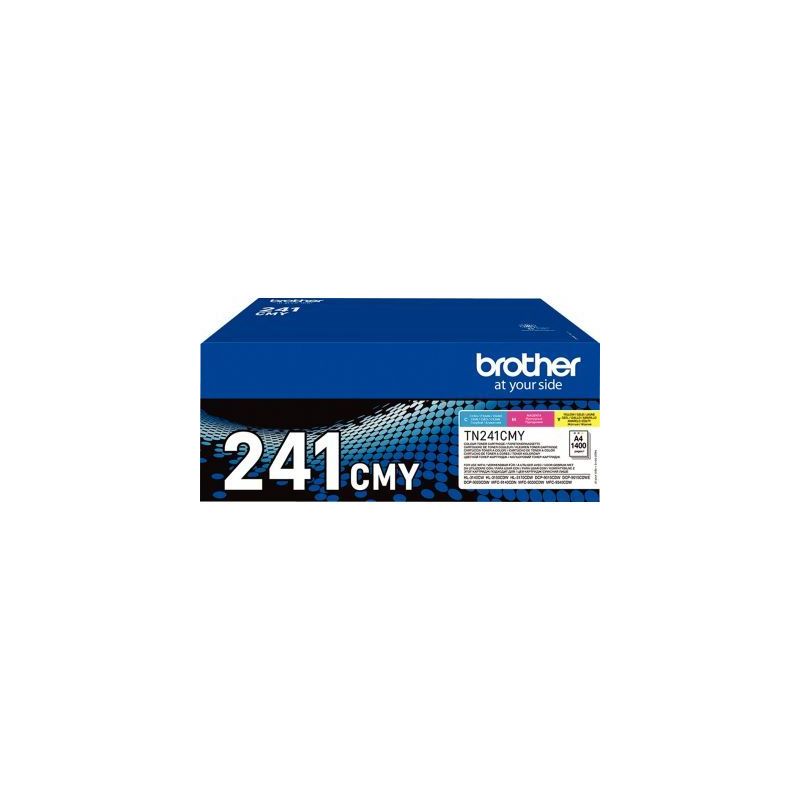 Achetez Lot de 3 toners Brother TN241CMY cyan magenta et jaune à la marque TN241CMY BROTHER pas che..