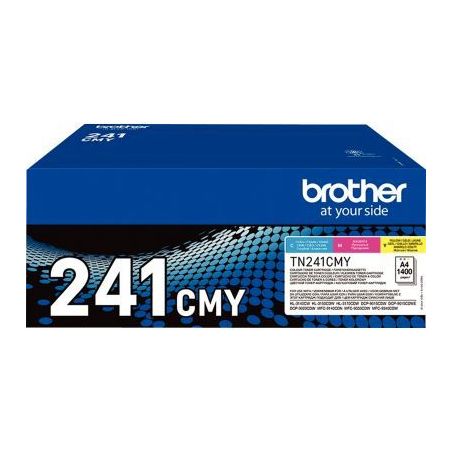 Achetez Lot de 3 toners Brother TN241CMY cyan magenta et jaune à la marque TN241CMY BROTHER pas che..