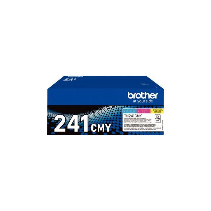 Lot de 3 toners Brother TN241CMY cyan magenta et jaune à la marque TN241CMY BROTHER