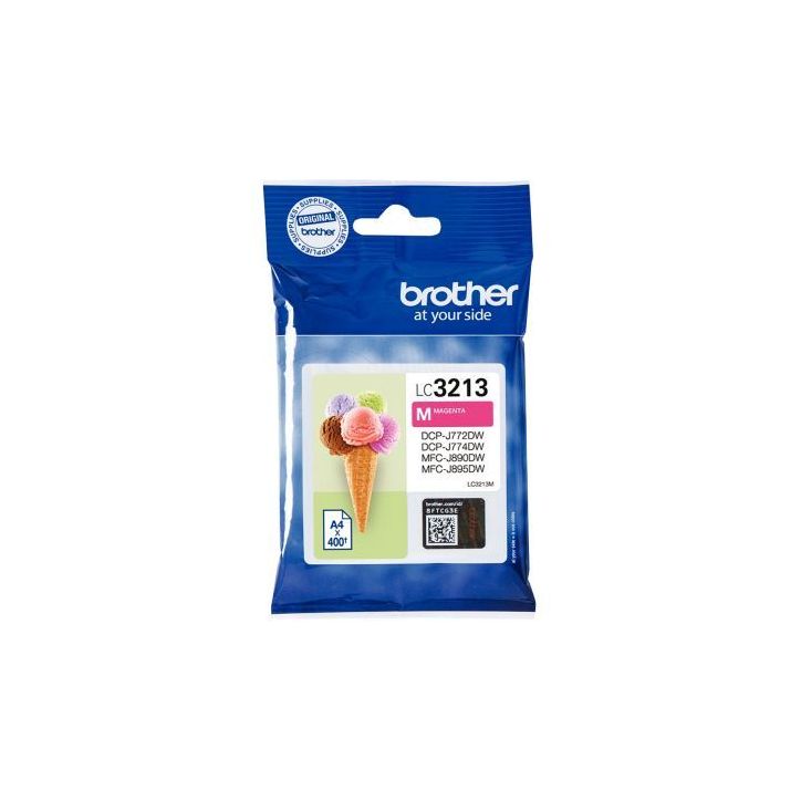 Cartouche encre à la marque Brother LC3213M magenta Glace LC3213M BROTHER