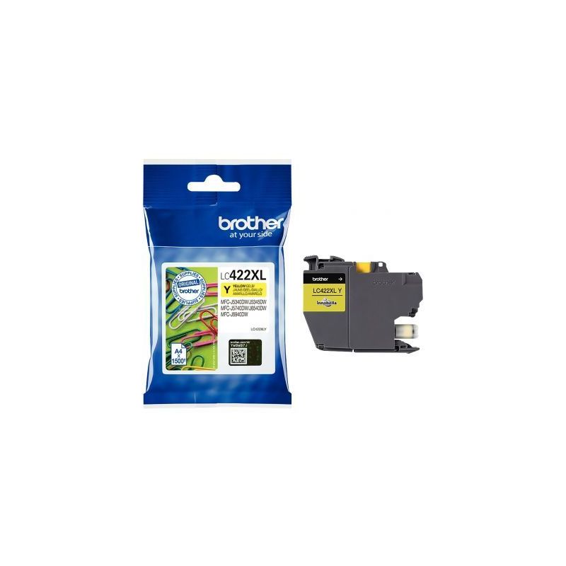 Achetez Cartouche d'encre Brother LC422XLY jaune haute capacité à la marque Trombone LC422XLY BROT..