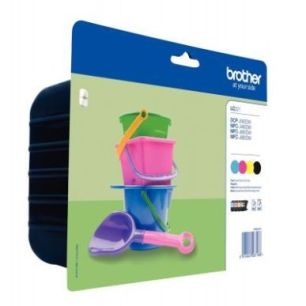 Achetez Lot de 4 cartouches jet d'encre à la marque Brother LC221VALBP noir cyan magenta et jaune S..