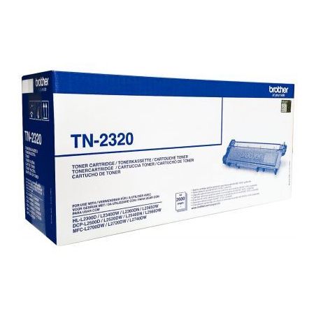 Achetez BROTHER Cartouche Laser Noire HC TN2320 pas cher sur Ma Rentrée Scolaire