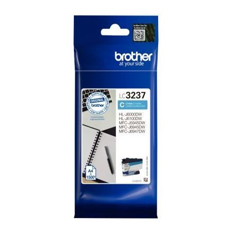 Achetez Cartouche d'encre Brother LC3237C cyan haute capacité à la marque LC3237C BROTHER pas cher..