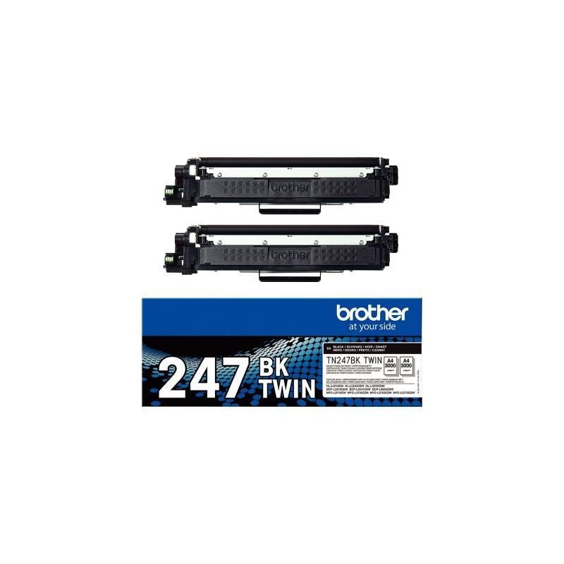 Achetez Lot de 2 toners Brother TN247BK TWIN noir haute capacité à la marque TN247BKTWIN BROTHER p.. Achetez Lot de 2 toners Brother TN247BK TWIN noir haute capacité à la marque TN247BKTWIN BROTHER p..