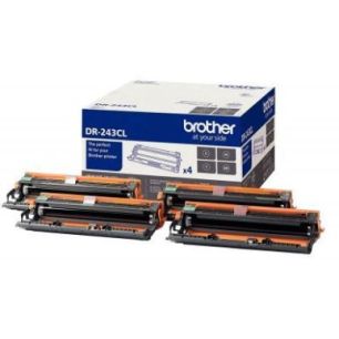 Achetez Lot de 4 tambours à la marque Brother DR-243CL couleurs et noir DR243CL BROTHER pas cher su..