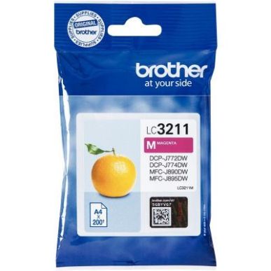 Achetez Cartouche encre à la marque Brother LC3211M magenta Orange LC3211M BROTHER pas cher sur Ma ..