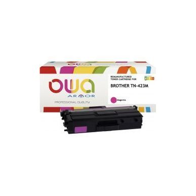 Achetez OWA cartouche laser magenta haute capacité remanufacturée compatible Brother TN423M K18063..