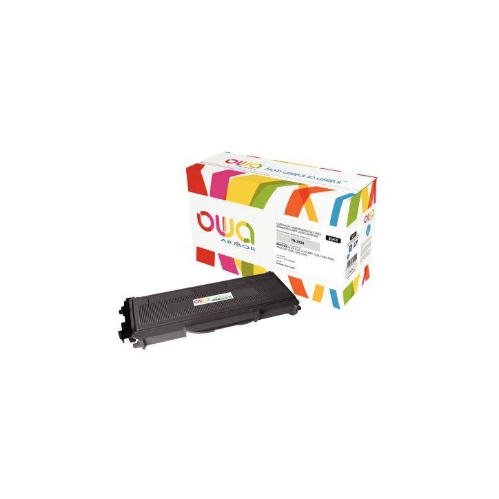 OWA toner laser noir haute capacité remanufacturé compatible Brother TN2120 K15112OW OWA ARMOR