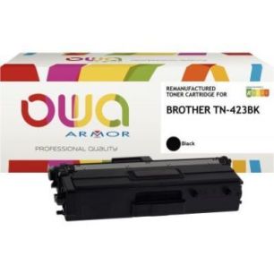 OWA cartouche laser noire haute capacité remanufacturée compatible Brother TN423BK K18061OW OWA ARMOR