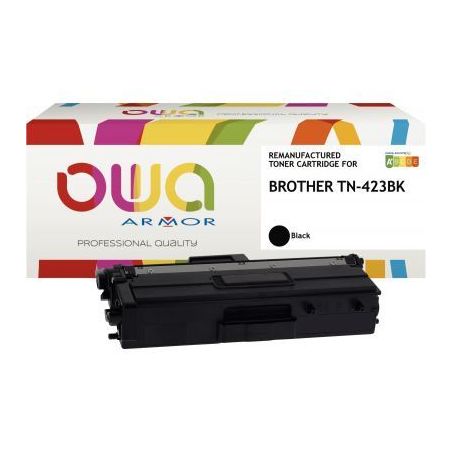Achetez OWA cartouche laser noire haute capacité remanufacturée compatible Brother TN423BK K18061O..