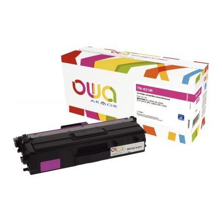 Achetez Toner laser compatible à la marque Brother TN421M magenta K18059OW OWA ARMOR pas cher sur M..