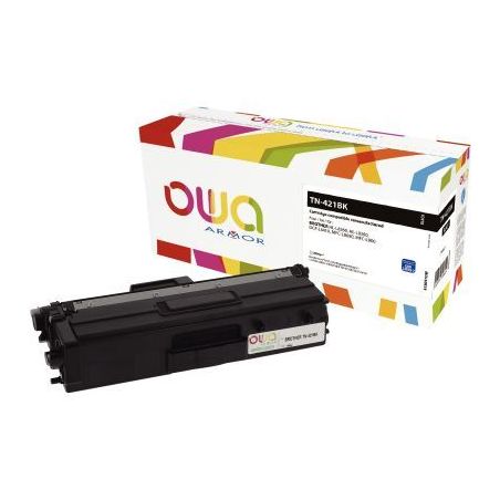 Achetez Toner laser compatible à la marque Brother TN421BK noir K18057OW OWA ARMOR pas cher sur Ma ..