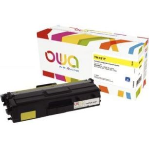 Achetez Toner laser compatible à la marque Brother TN421Y jaune K18060OW OWA ARMOR pas cher sur Ma ..