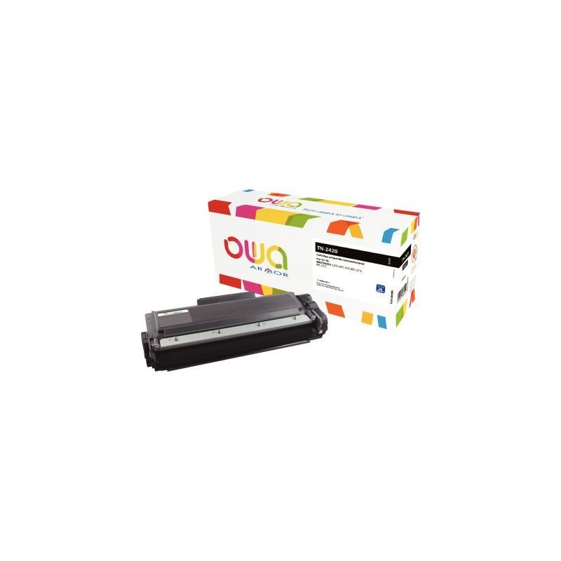 Achetez Toner laser compatible à la marque Brother TN2420 noir haute capacité K18158OW OWA ARMOR p.. Achetez Toner laser compatible à la marque Brother TN2420 noir haute capacité K18158OW OWA ARMOR p..