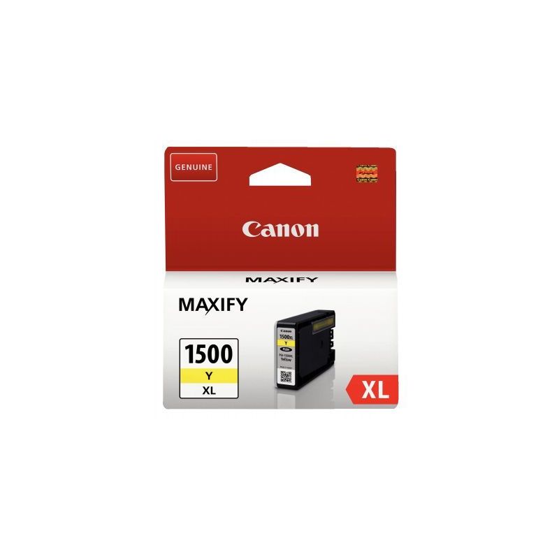 Achetez Cartouche jet d'encre à la marque Canon PGI1500XL jaune haute capacité 1500XL CASPI9195B00.. Achetez Cartouche jet d'encre à la marque Canon PGI1500XL jaune haute capacité 1500XL CASPI9195B00..