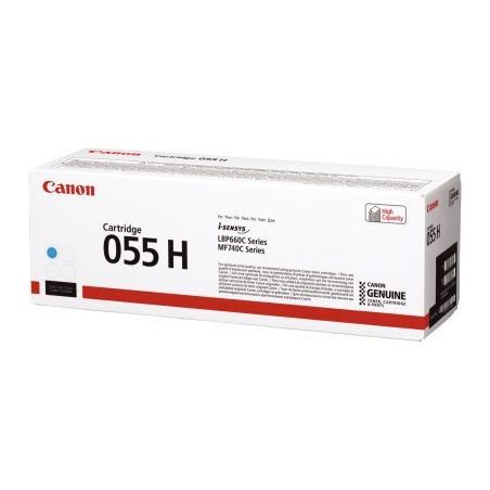 Achetez Cartouche laser à la marque CANON 055H cyan haute capacité 055H 3019C002 CANON pas cher su..