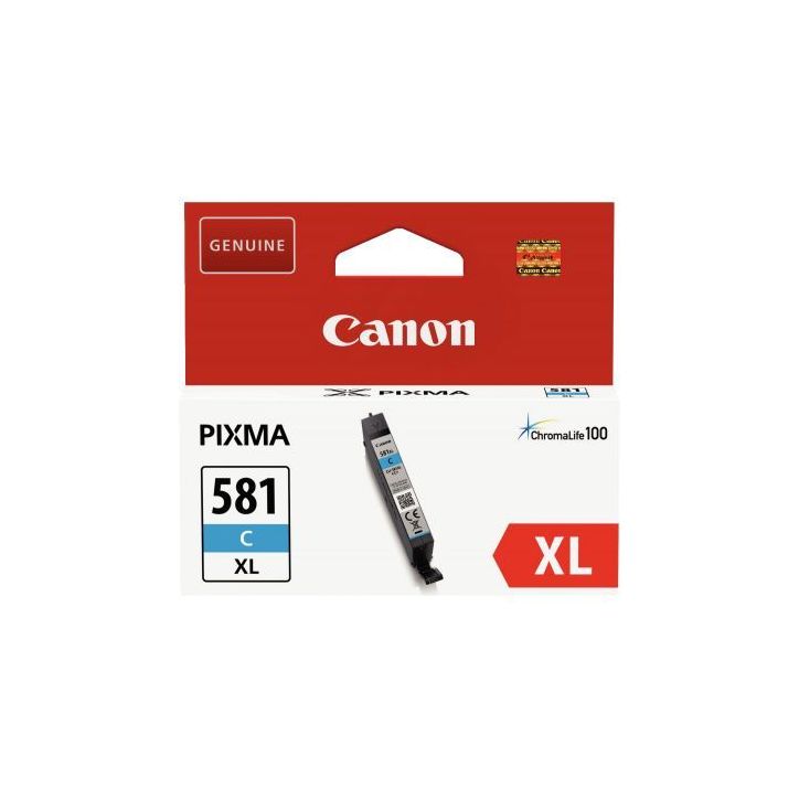 Cartouche d'encre à la marque CANON CLI581XLC cyan haute capacité 581XL CASPI2049C001 CANON