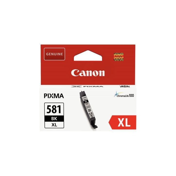 Cartouche d'encre à la marque CANON CLI581XLBK noire haute capacité 581XL CASPI2052C001 CANON
