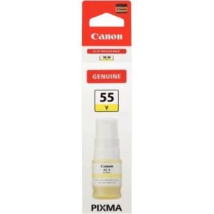 Achetez Canon GI-55Y flacon d'encre jaune authentique (GI-55Y) GI-55Y CASPI6291C001 CANON pas cher s..