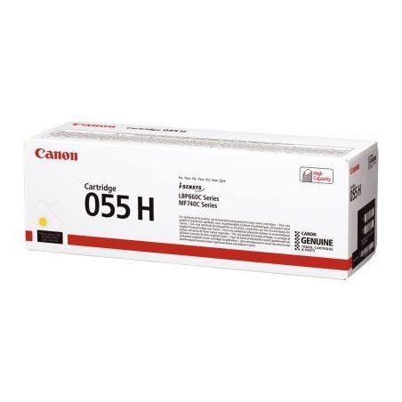 Achetez Cartouche laser à la marque CANON 055H jaune haute capacité 055H 3017C002 CANON pas cher s..