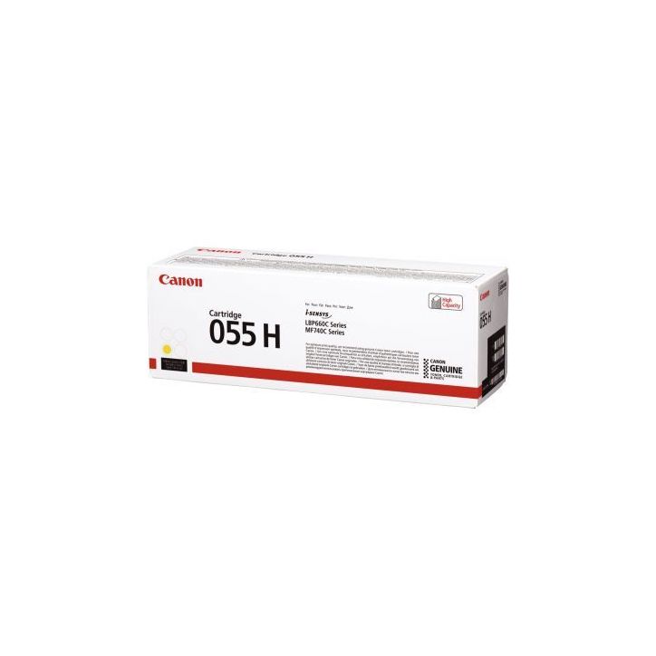 Cartouche laser à la marque CANON 055H jaune haute capacité 055H 3017C002 CANON