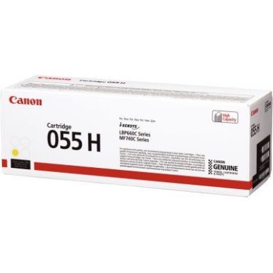 Achetez Cartouche laser à la marque CANON 055H jaune haute capacité 055H 3017C002 CANON pas cher s..