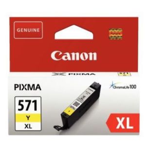 Achetez CANON Cartouche Jet d'encre CLI-571XL Jaune 0334C001AA pas cher sur Ma Rentrée Scolaire