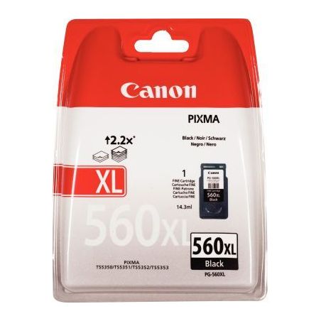Achetez Cartouche jet d'encre à la marque Canon PG-560XL noir 560XL CASPI3712C001 CANON pas cher su..