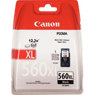 Achetez Cartouche jet d'encre à la marque Canon PG-560XL noir 560XL CASPI3712C001 CANON pas cher su..