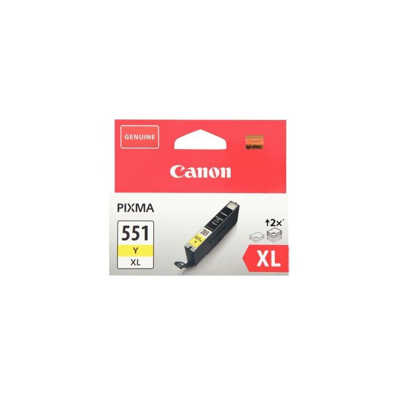 Achetez Cartouche jet d'encre à la marque Canon CLI-551 jaune haute capacité 551XL CASPI6446B001 C.. Achetez Cartouche jet d'encre à la marque Canon CLI-551 jaune haute capacité 551XL CASPI6446B001 C..