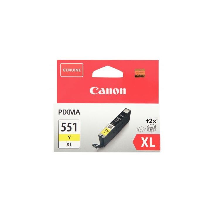 Cartouche jet d'encre à la marque Canon CLI-551 jaune haute capacité 551XL CASPI6446B001 CANON