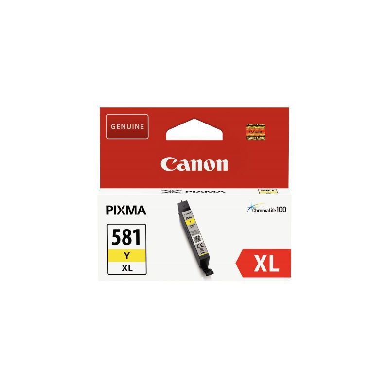 Achetez Cartouche d'encre à la marque CANON CLI581XLY jaune haute capacité 581XL CASPI2051C001 CAN.. Achetez Cartouche d'encre à la marque CANON CLI581XLY jaune haute capacité 581XL CASPI2051C001 CAN..