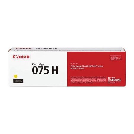 Achetez Canon 075H cartouche laser jaune haute capacité authentique 075H 6366C002 CANON pas cher su..