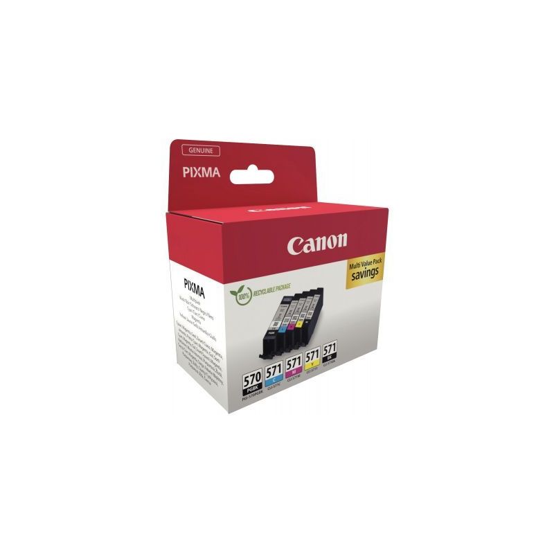 Achetez CANON Pack Jet d'encre CLI-571 Cyan/Magenta/Jaune/Noir + pgi-570 Noir 0372C004AA pas cher su.. Achetez CANON Pack Jet d'encre CLI-571 Cyan/Magenta/Jaune/Noir + pgi-570 Noir 0372C004AA pas cher su..