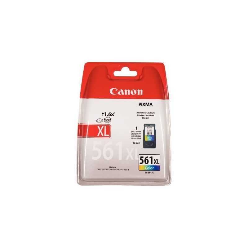 Achetez Cartouche jet d'encre à la marque Canon CL561XL couleur, haute capacité 561XL CASPI3730C00.. Achetez Cartouche jet d'encre à la marque Canon CL561XL couleur, haute capacité 561XL CASPI3730C00..