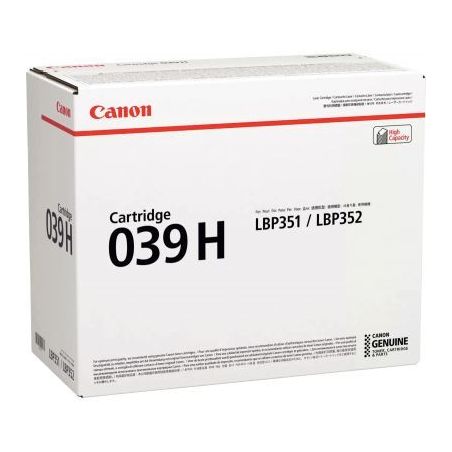 Achetez Cartouche laser à la marque CANON 039H noir haute capacité 039H 0288C001 CANON pas cher su..