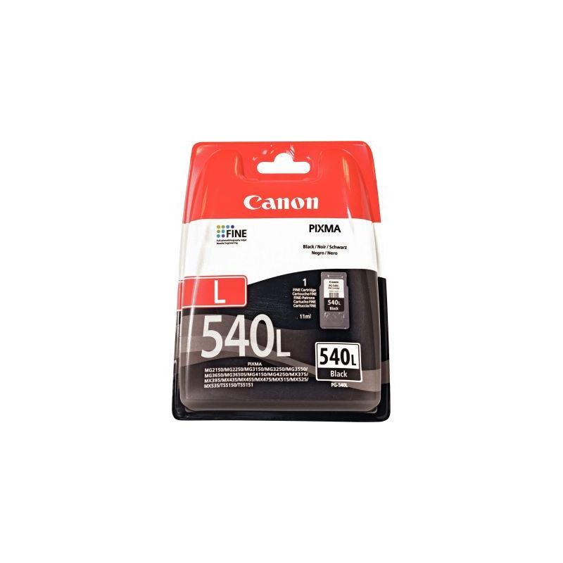Achetez Cartouche jet d'encre à la marque Canon PG540L noir haute capacité CASPI5224B010BU CANON.. Achetez Cartouche jet d'encre à la marque Canon PG540L noir haute capacité CASPI5224B010BU CANON..