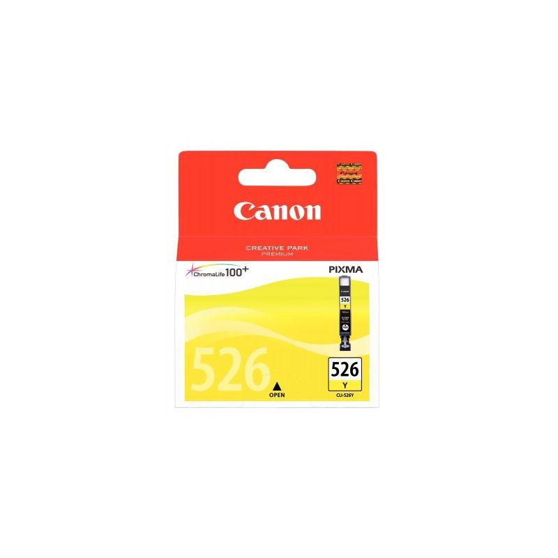Achetez CANON Cartouche Jet d'encre Jaune CLI526Y 4543B001AA pas cher sur Ma Rentrée Scolaire Achetez CANON Cartouche Jet d'encre Jaune CLI526Y 4543B001AA pas cher sur Ma Rentrée Scolaire