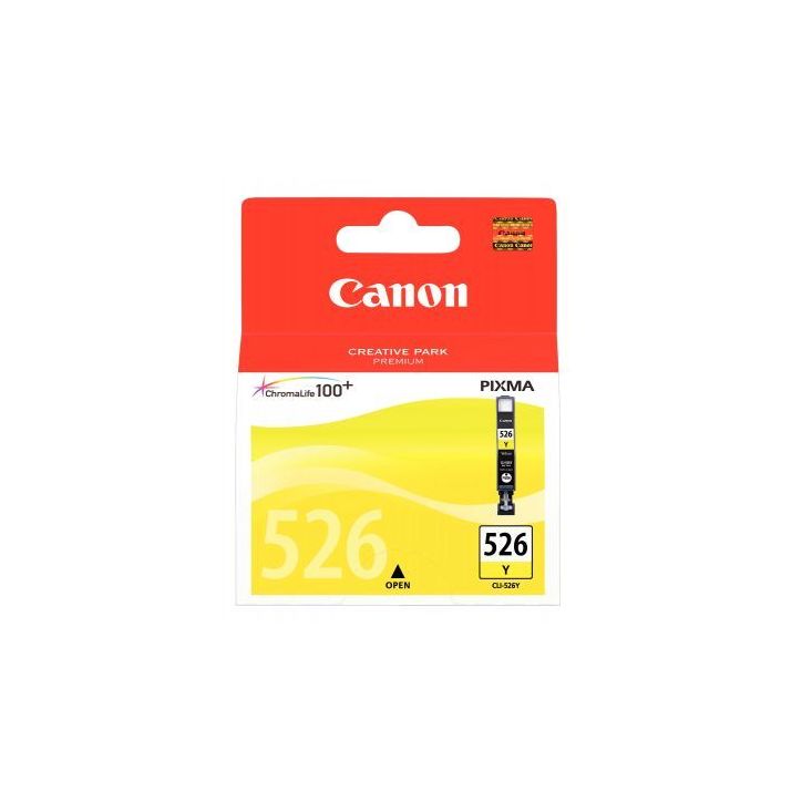 CANON Cartouche Jet d'encre Jaune CLI526Y 4543B001AA
