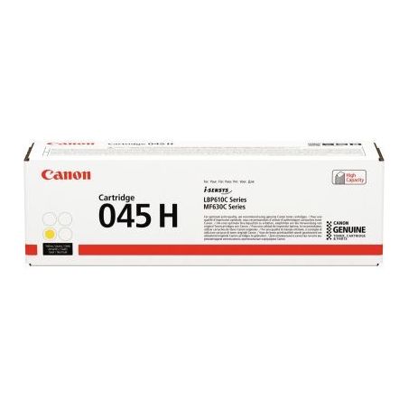Achetez Cartouche laser à la marque CANON 045H jaune  haute capacité 045H 1243C002 CANON pas cher ..