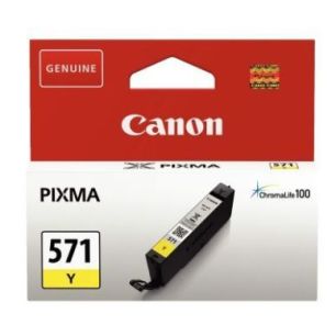 Achetez Cartouche jet d'encre à la marque Canon CLI-571Y jaune 571 CASPI0388C001 CANON pas cher sur..