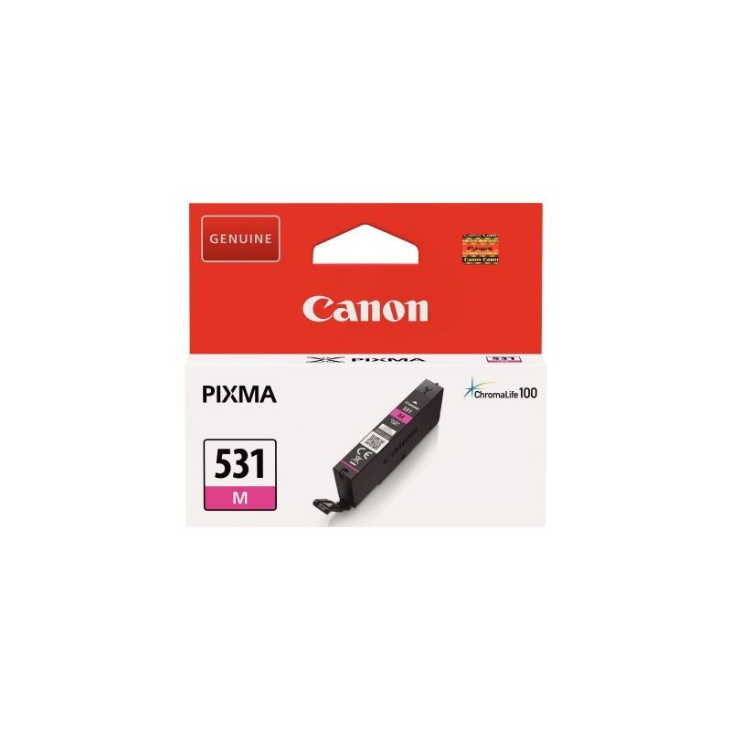 Achetez Canon 531 cartouche jet d'encre magenta authentique (CLI-531M) 531 CASPI6120C001 CANON pas c.. Achetez Canon 531 cartouche jet d'encre magenta authentique (CLI-531M) 531 CASPI6120C001 CANON pas c..