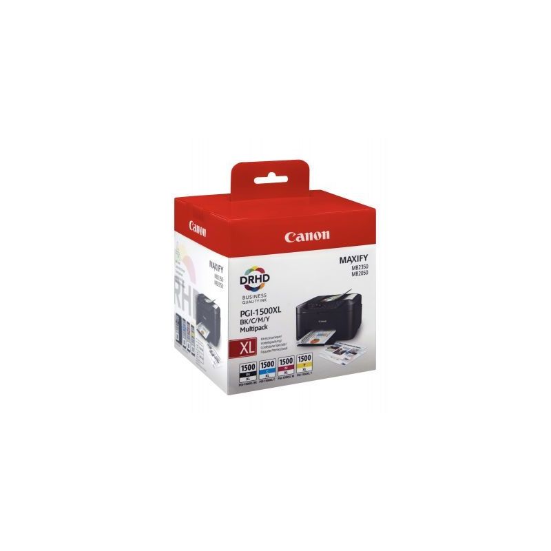 Achetez CANON Multipack 4 couleurs Jet d'encre PGI1500XL 9182B004 pas cher sur Ma Rentrée Scolaire Achetez CANON Multipack 4 couleurs Jet d'encre PGI1500XL 9182B004 pas cher sur Ma Rentrée Scolaire