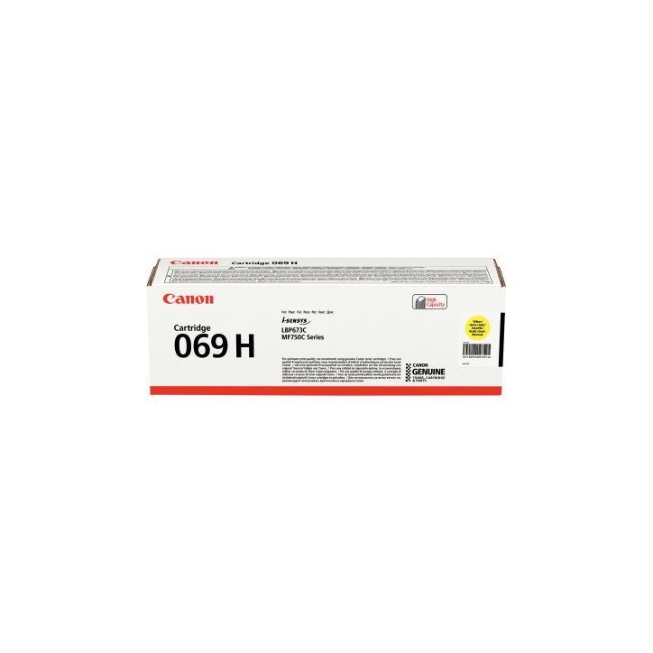 Cartouche laser à la marque Canon 069H jaune haute capacité 069H 5095C002 CANON