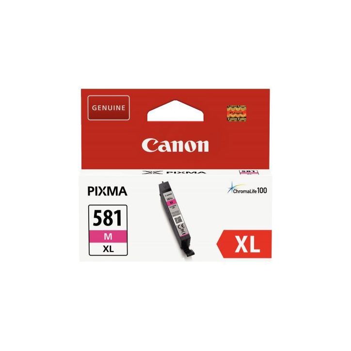Cartouche d'encre à la marque CANON CLI581XLM magenta haute capacité 581XL CASPI2050C001 CANON