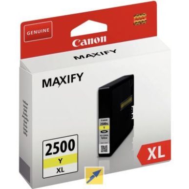 Achetez Cartouche jet d'encre à la marque Canon PGI2500XL jaune haute capacité 2500XL CASPI9267B00..