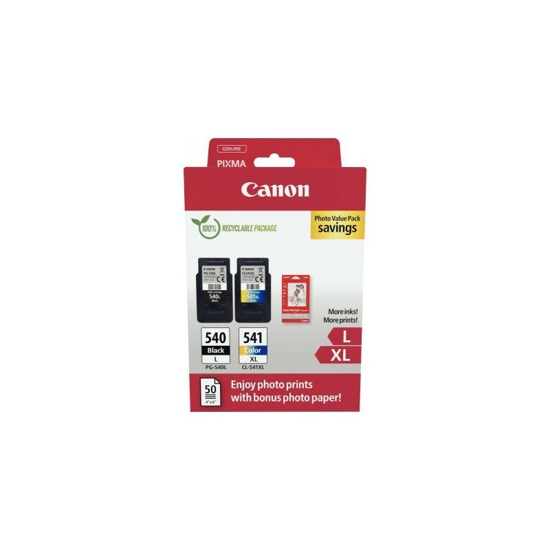 Achetez Lot de 2 cartouches jet d'encre à la marque Canon PG540L / CL541XL noir et couleurs haute.. Achetez Lot de 2 cartouches jet d'encre à la marque Canon PG540L / CL541XL noir et couleurs haute..